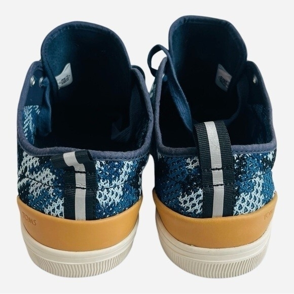 TOMS Travel Lite Men’s Casual Lace-Up Sneakers Navy Grey Tan Camo Size 12 main image 4
